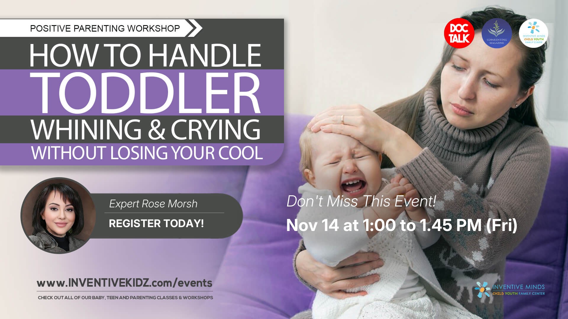 How to Handle Toddler Whining and Crying Without Losing Your Cool Watermarked Image